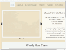 Tablet Screenshot of centralvacatholiccluster.org